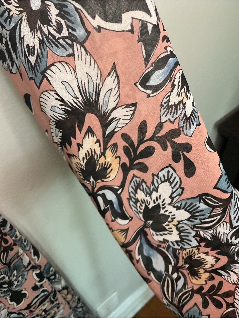 For Love & Lemons Dusty Pink Floral Maxi Dress - Picture 6 of 11